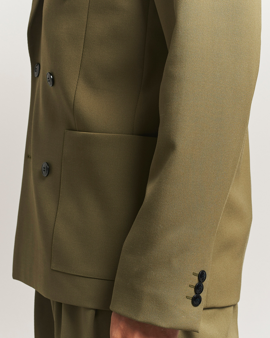 Herr | Kavajer | NN07 | Jordin Wool Double Breasted Blazer Firene Green