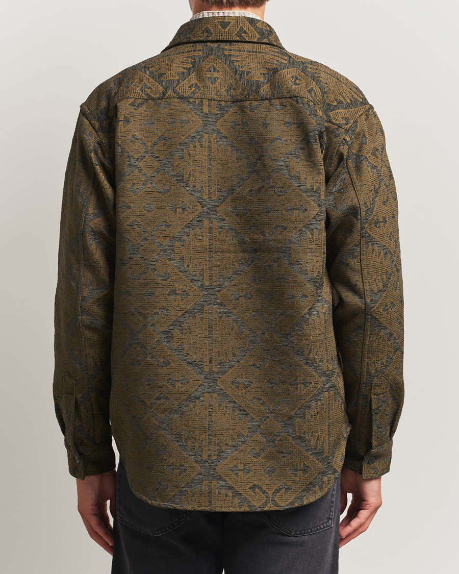 Herr | Skjortor | NN07 | Adwin Printed Overshirt Green Multi