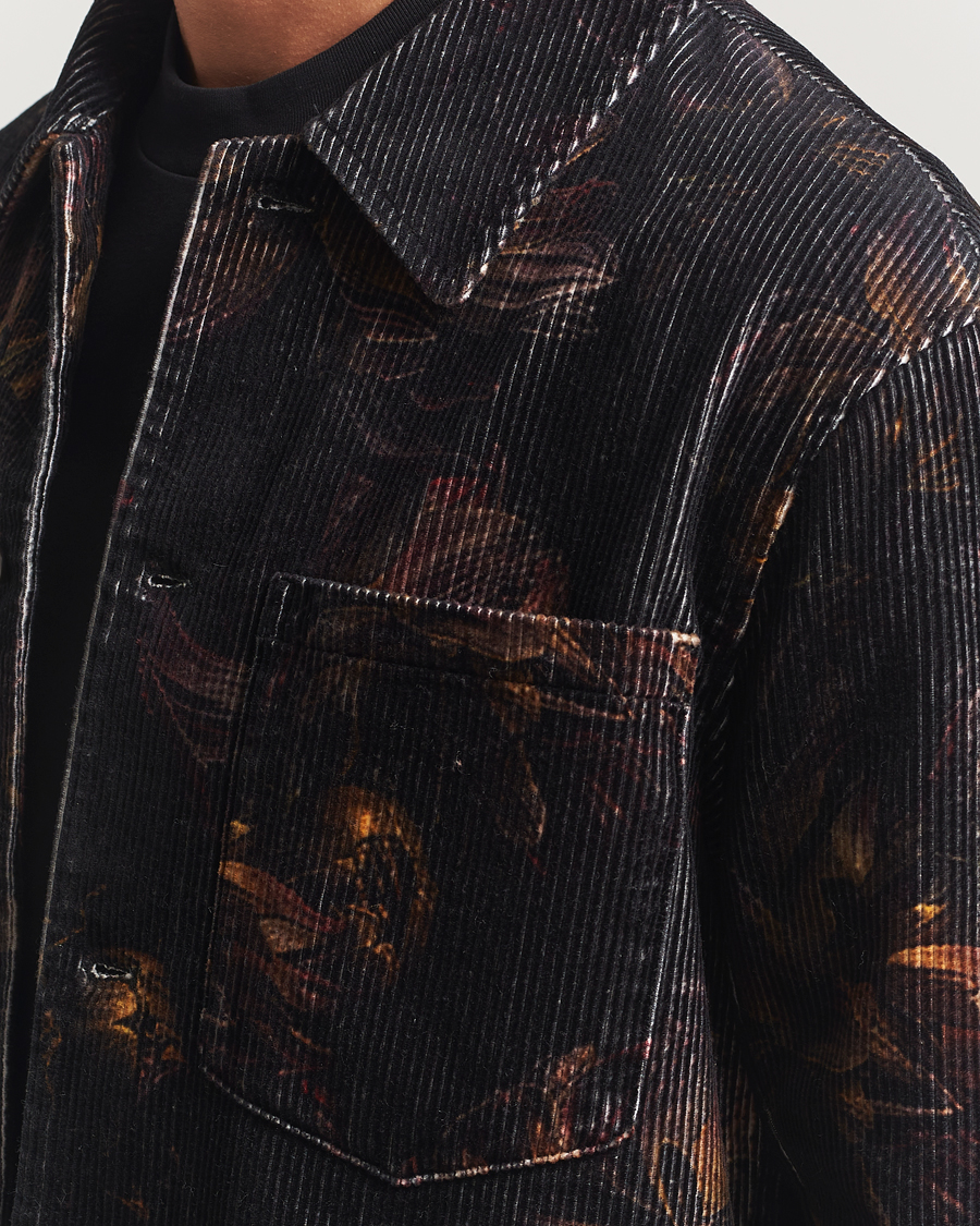 Herr | Skjortor | NN07 | Blaze Printed Corduroy Overshirt Multi