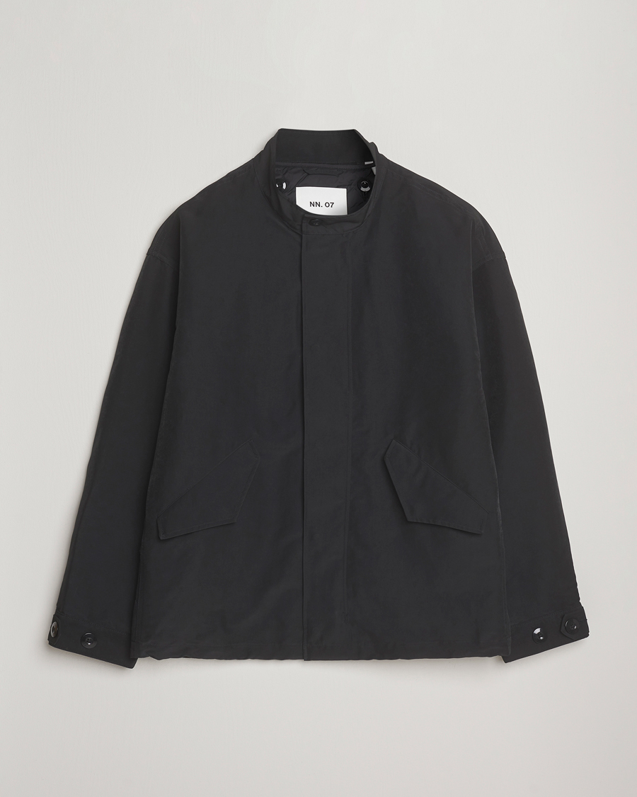 Herr | Jackor | NN07 | Sophus Nylon Bomber Jacket Black