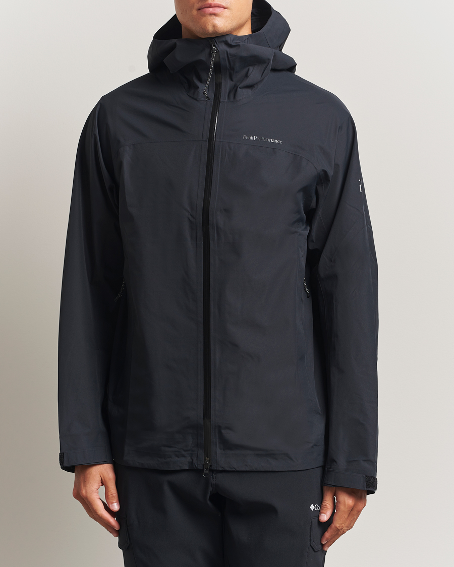 Herr | Jackor | Peak Performance | Treeline Shell Hooded Jacket Black