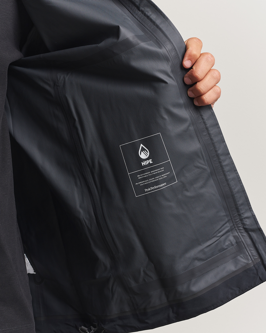 Herr | Jackor | Peak Performance | Treeline Shell Hooded Jacket Black