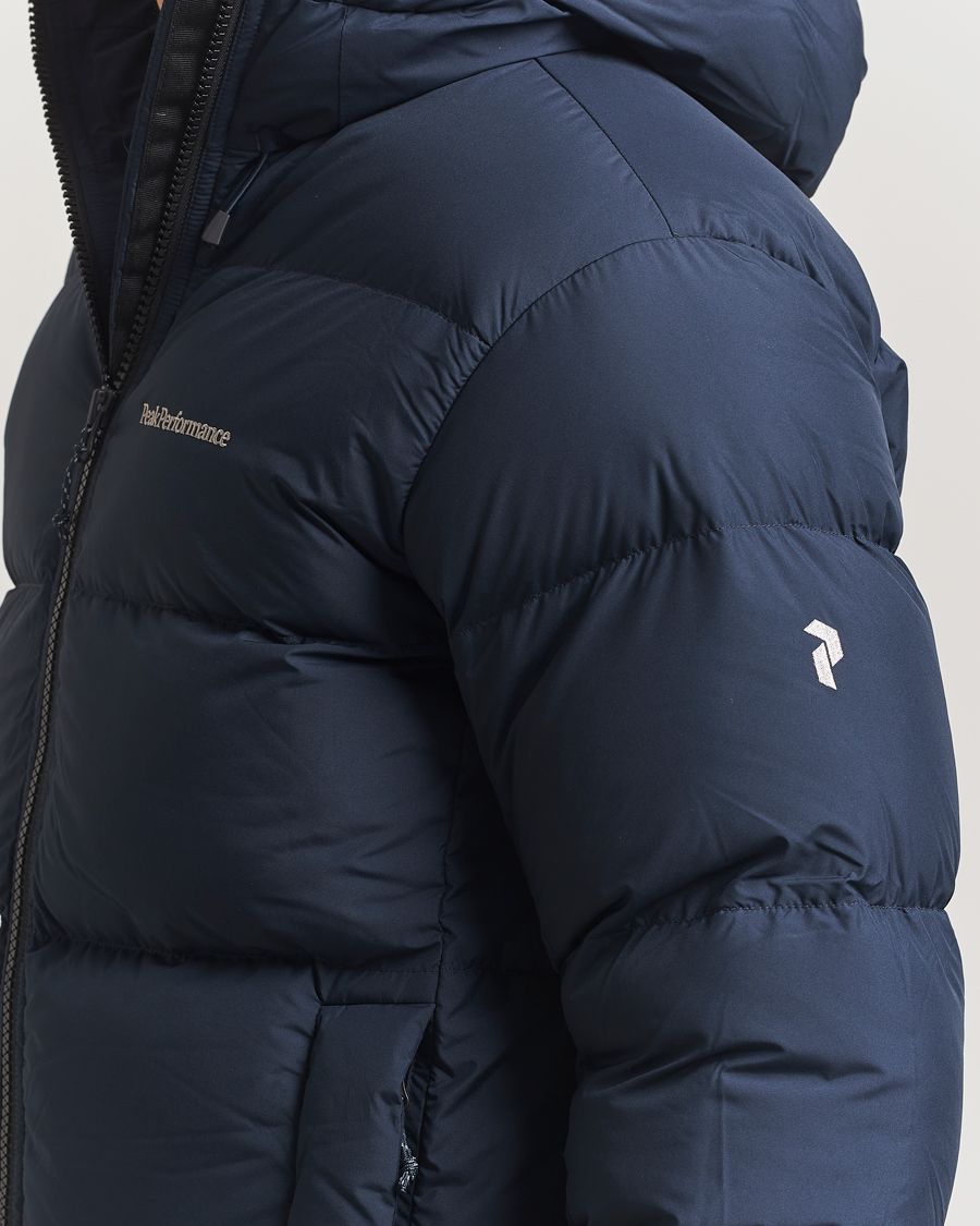 Herr | Jackor | Peak Performance | Rivel Down Hooded Jacket Blue Shadow