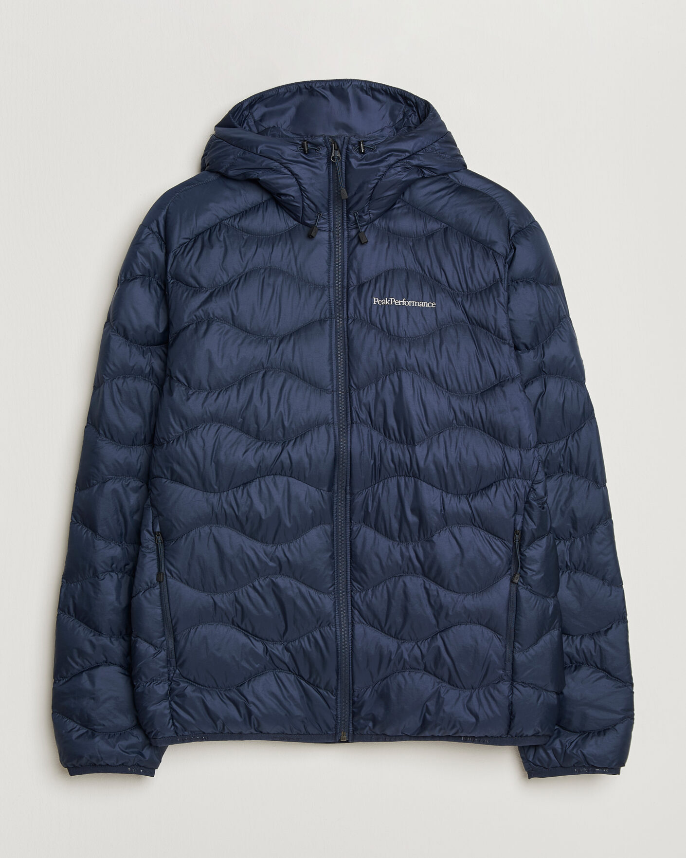 Herr | Jackor | Peak Performance | Helium Down Hooded Jacket Blue Shadow