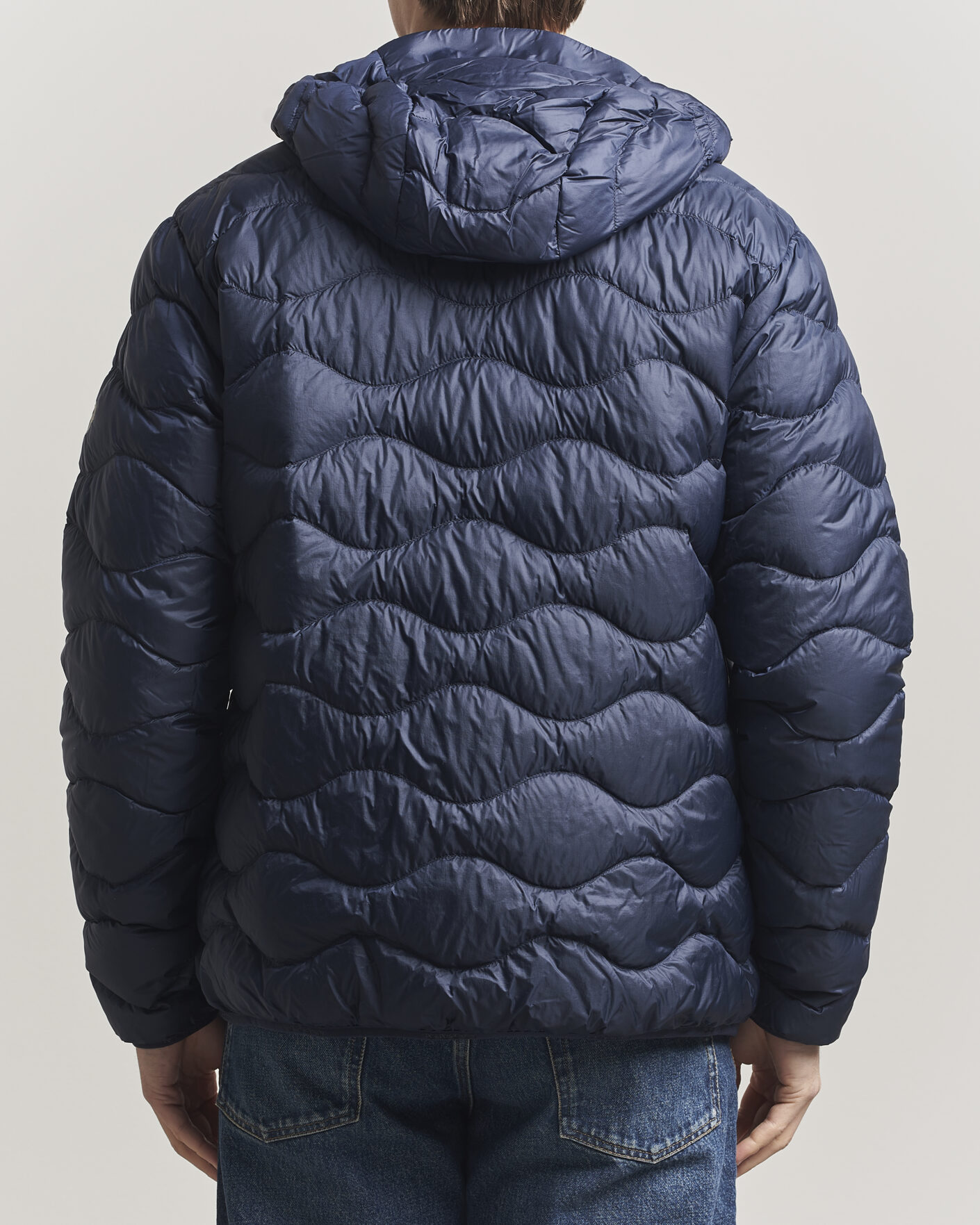 Herr | Jackor | Peak Performance | Helium Down Hooded Jacket Blue Shadow
