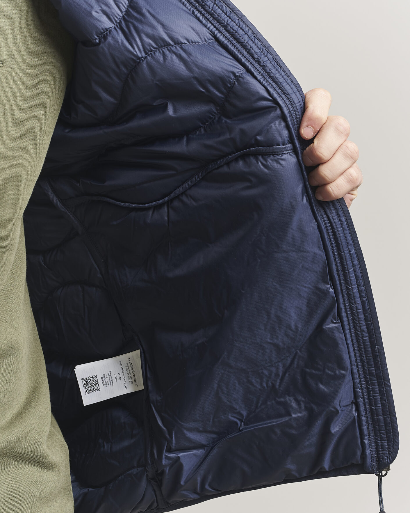 Herr | Jackor | Peak Performance | Helium Down Hooded Jacket Blue Shadow