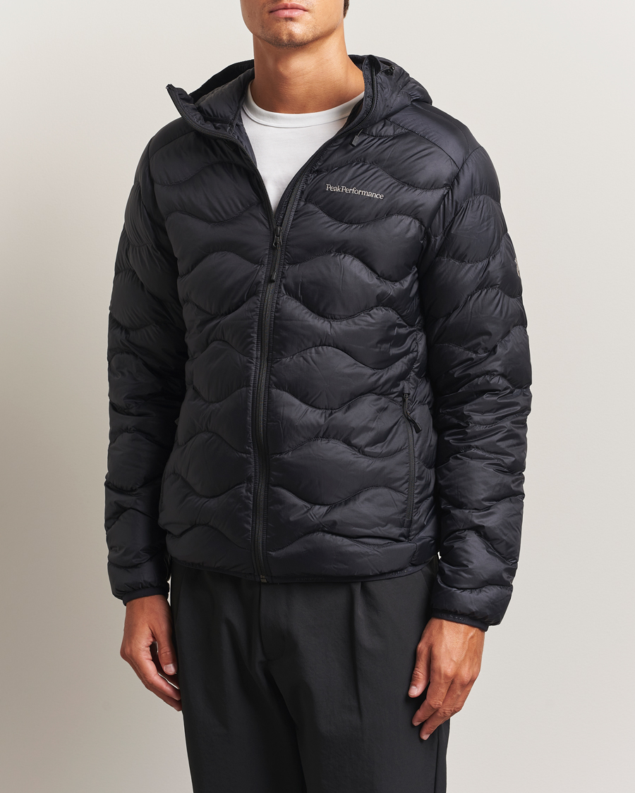 Herr | Jackor | Peak Performance | Helium Down Hooded Jacket Black
