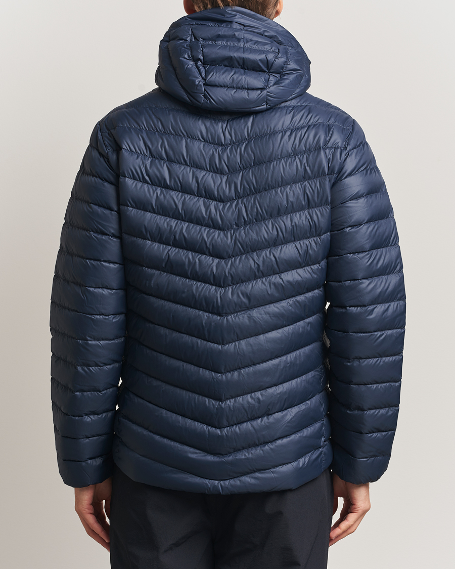 Herr | Jackor | Peak Performance | Frost Down Hooded Jacket Blue Shadow
