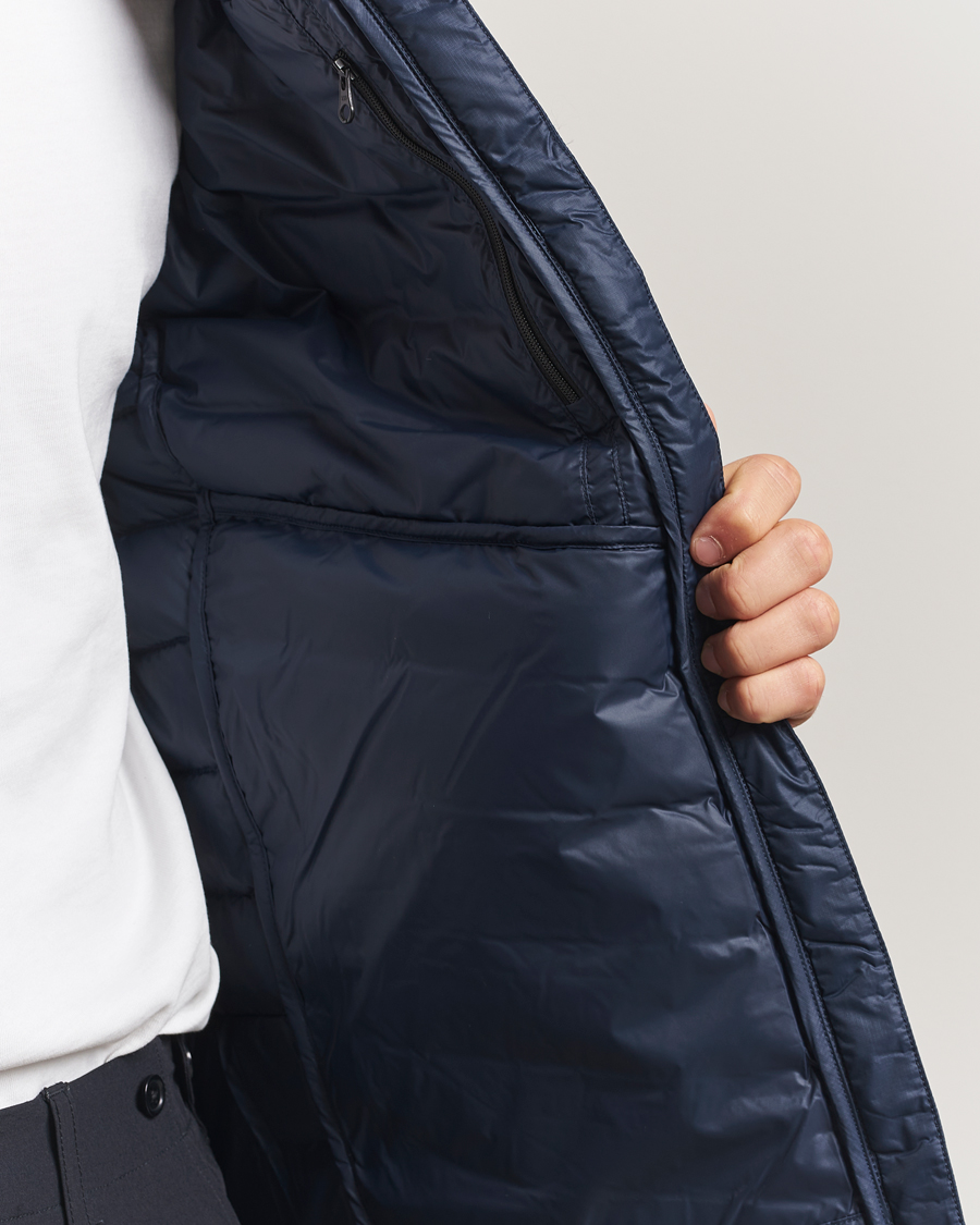 Herr | Jackor | Peak Performance | Frost Down Hooded Jacket Blue Shadow