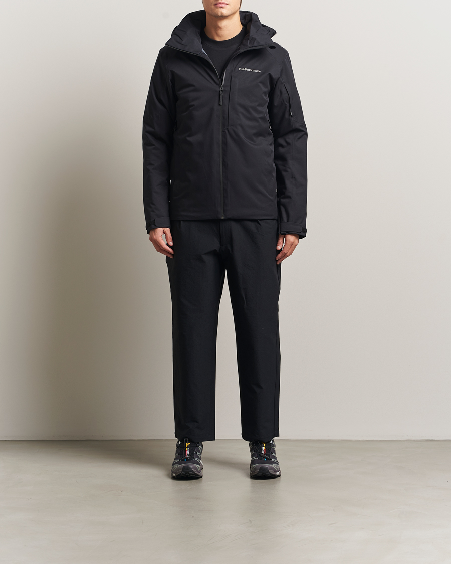 Herr | Jackor | Peak Performance | Maroon Insulated Jacket Black