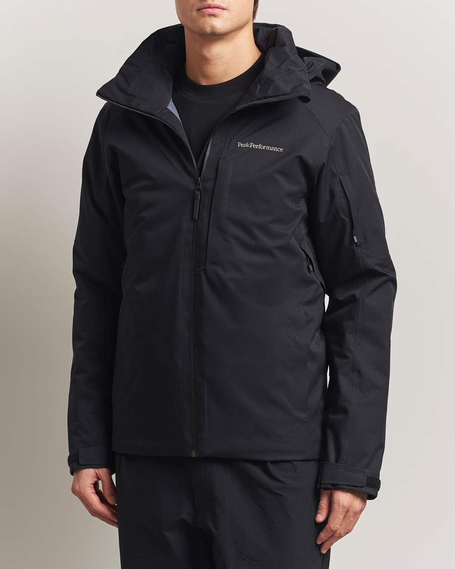 Herr | Jackor | Peak Performance | Maroon Insulated Jacket Black