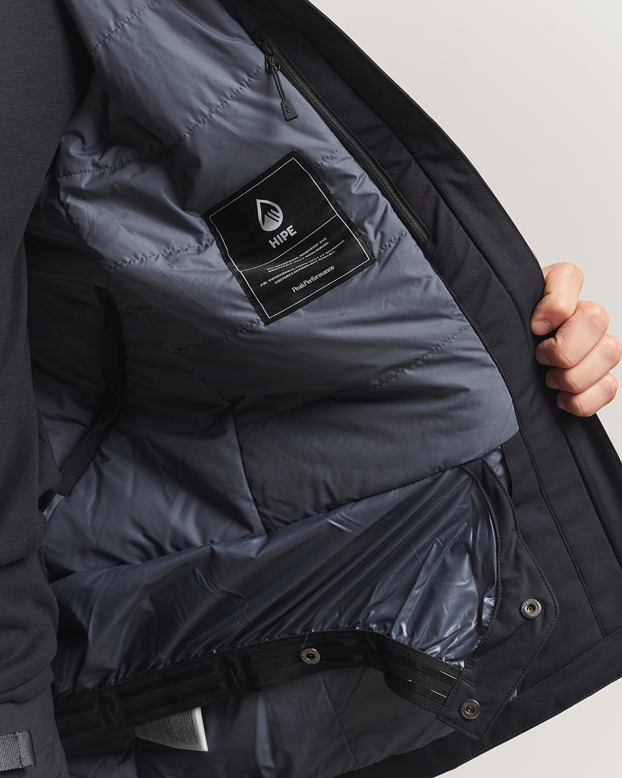 Herr | Jackor | Peak Performance | Maroon Insulated Jacket Black