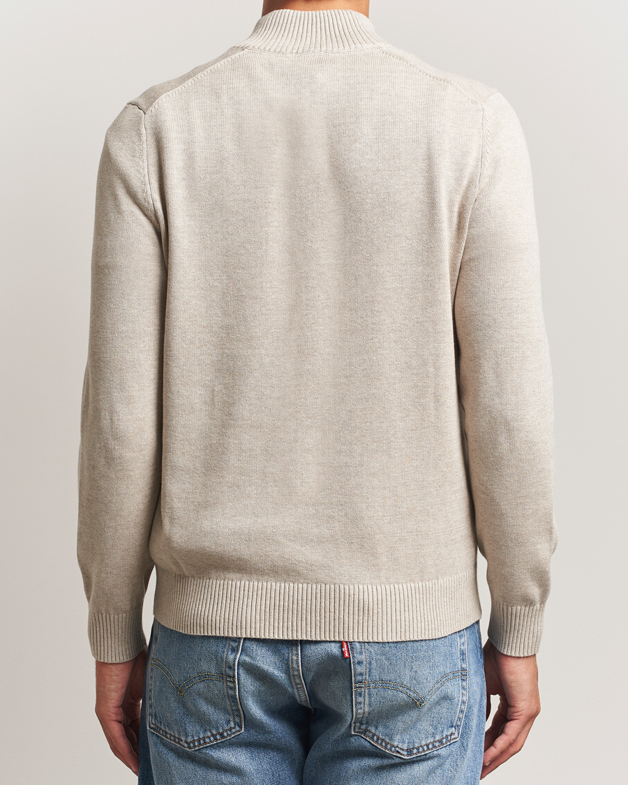 Herr | Tröjor | Morris | Darmon Half Zip Beige