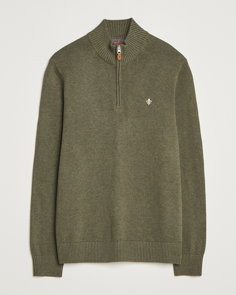 Herr | Tröjor | Morris | Darmon Half Zip Olive