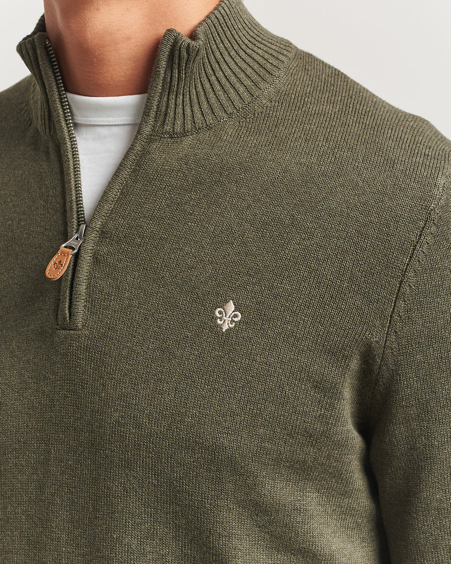 Herr | Tröjor | Morris | Darmon Half Zip Olive