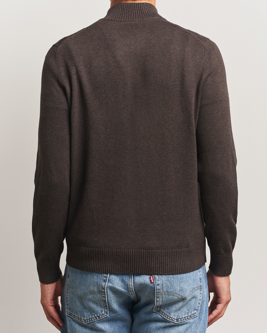 Herr | Tröjor | Morris | Darmon Half Zip Brown