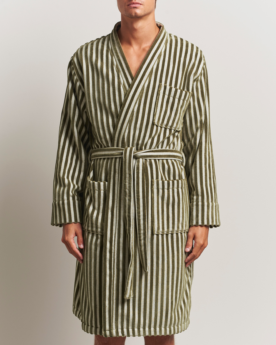 Herr | Pyjamas & Morgonrockar | OAS | Korto Cotton Robe Green