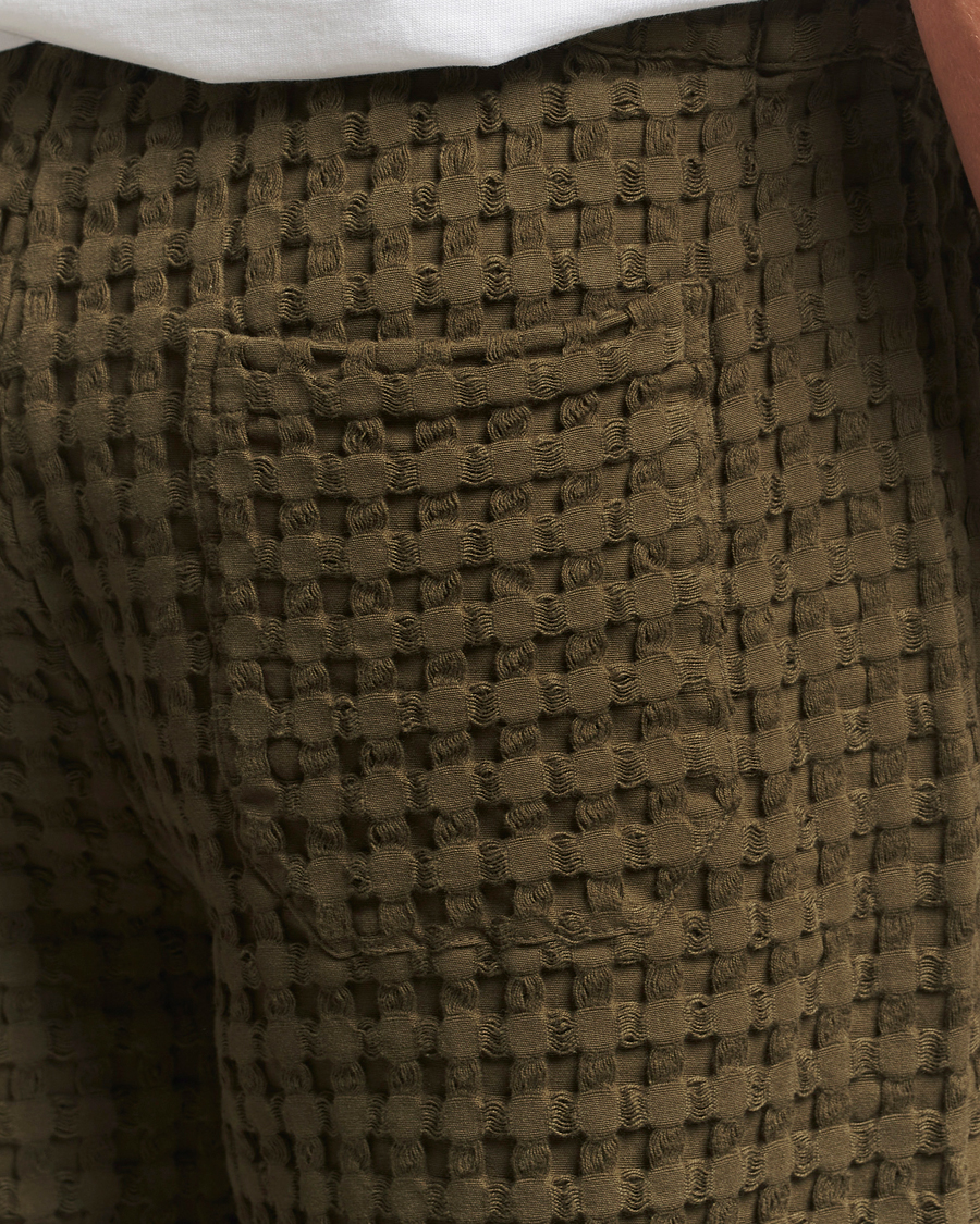 Herr | Byxor | OAS | Turtle Ayora Waffle Pants Dark Green