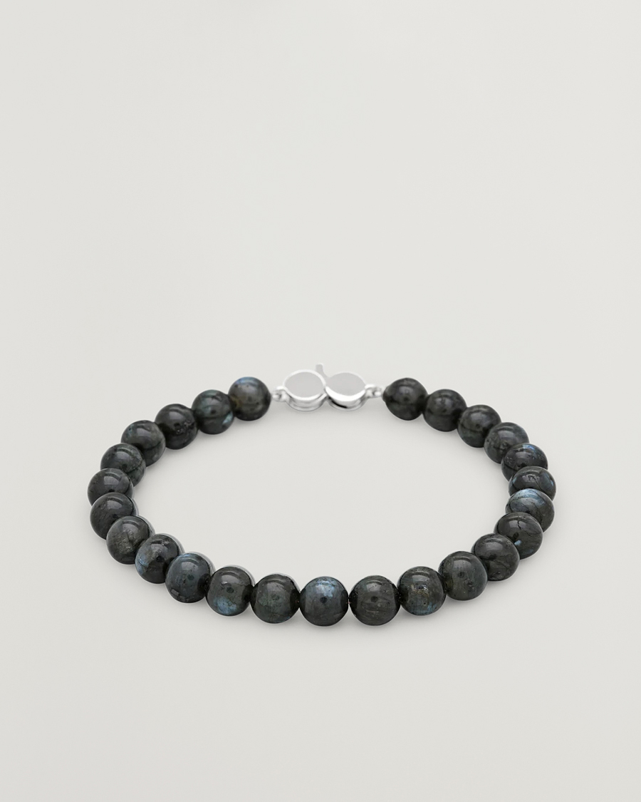 Herr | Smycken | Tom Wood | Cove Bracelet Black Larvikite