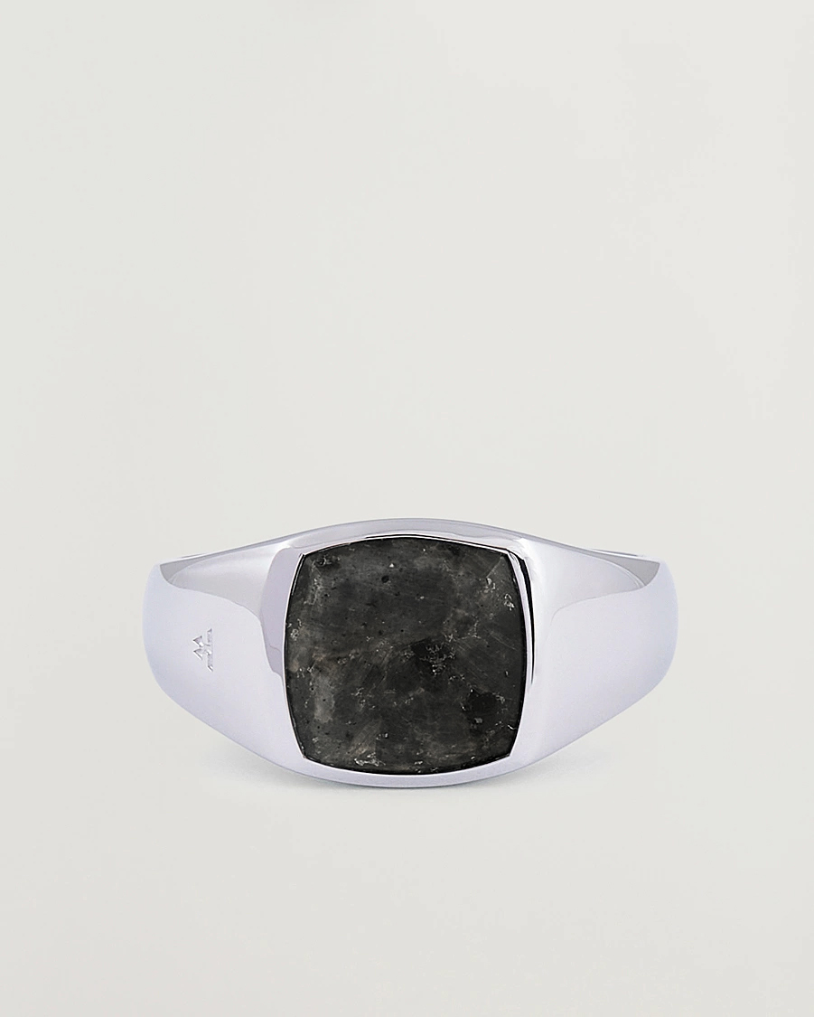 Herr | Smycken | Tom Wood | Kay Ring Black Larvikite