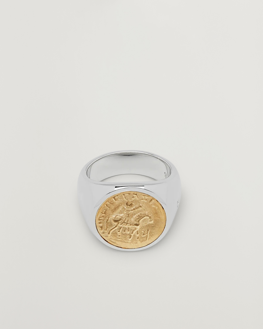 Herr | Smycken | Tom Wood | Coin Pinky Ring Silver/Gold