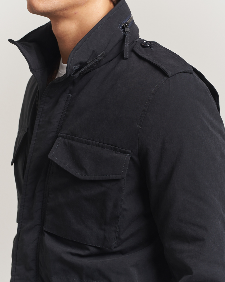 Herr | Jackor | Aspesi | Minifield Cotton Field Jacket Navy