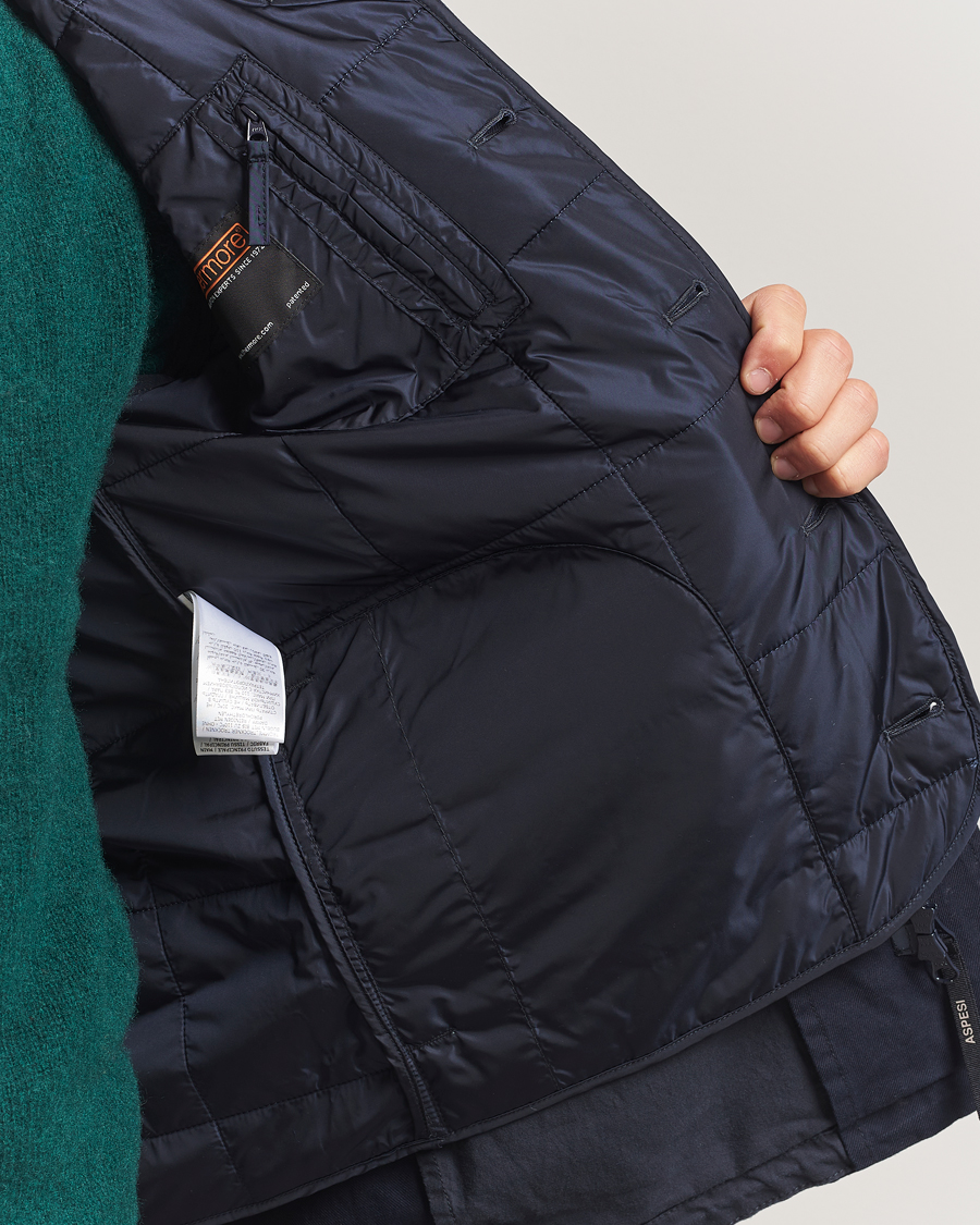 Herr | Jackor | Aspesi | Lined Cotton Field Jacket Navy