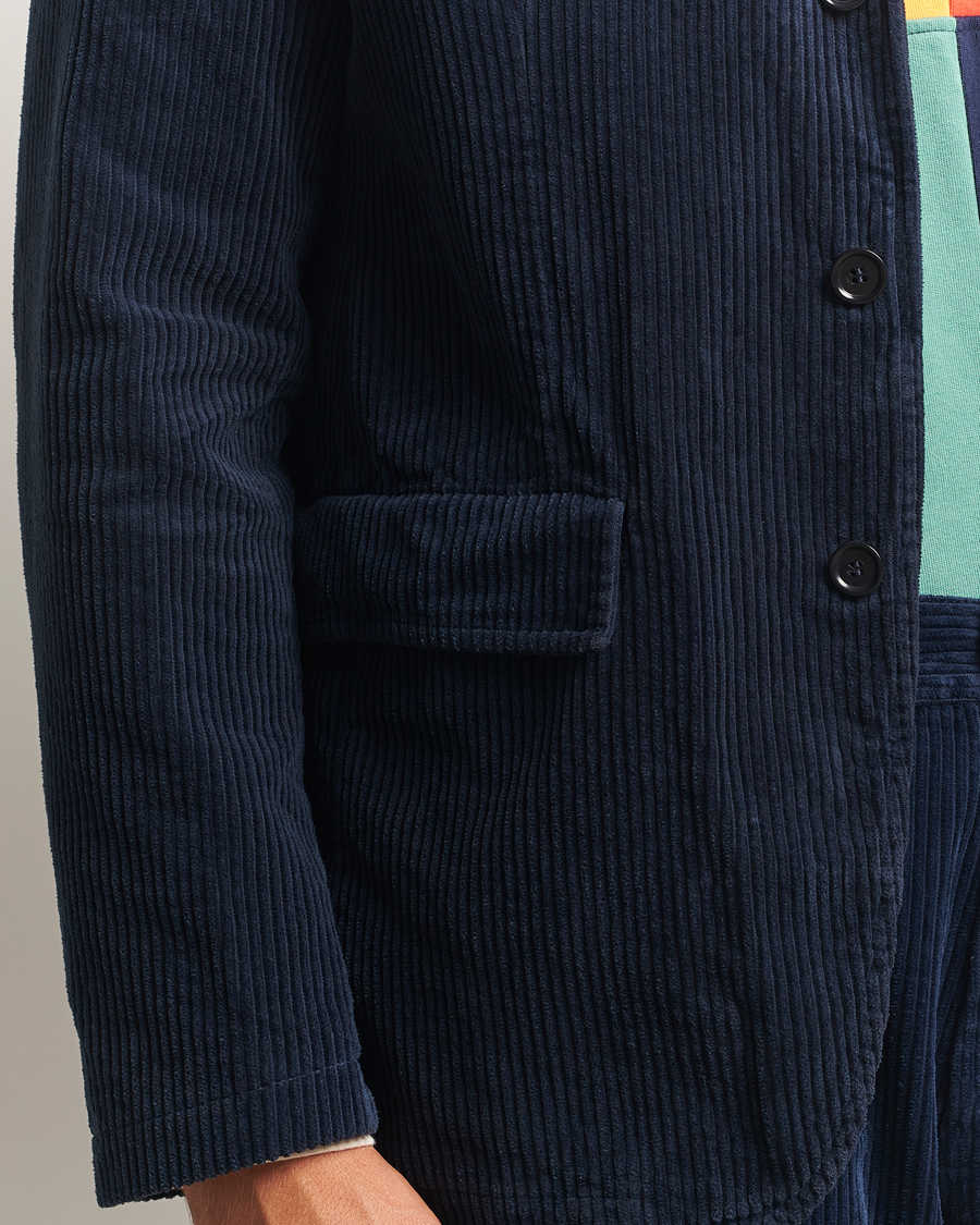 Herr | Kavajer | Aspesi | Corduroy Blazer Navy