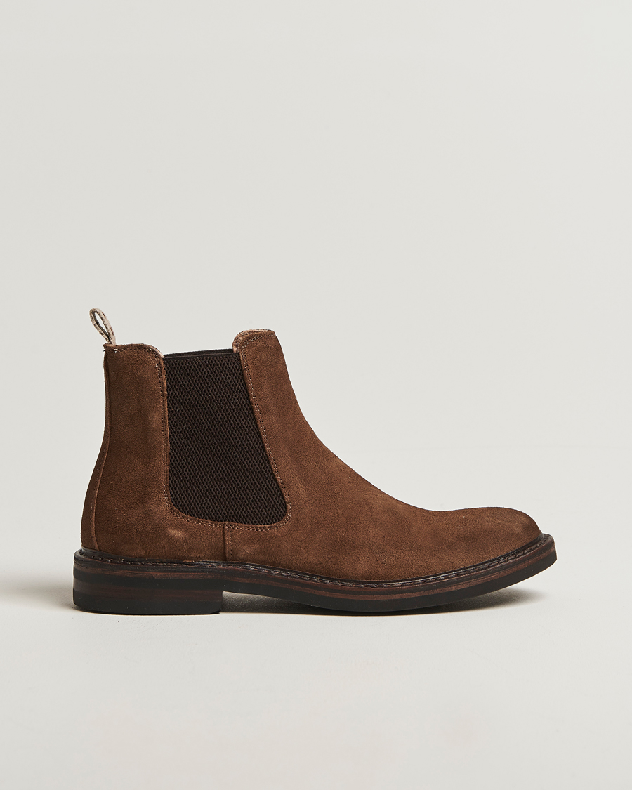 Herr | Kängor | Astorflex | Bitflex Dainite Chelsea Boot Dark Khaki Suede