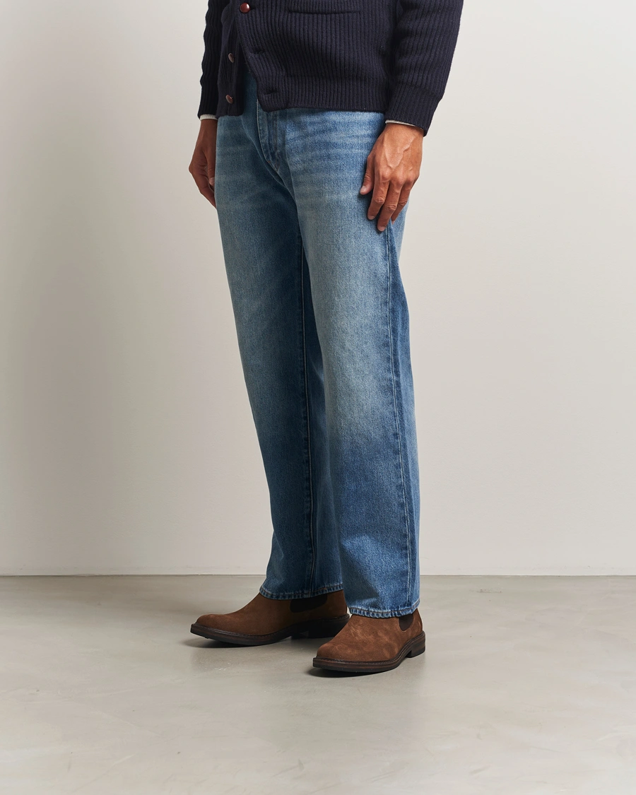 Herr | Kängor | Astorflex | Bitflex Dainite Chelsea Boot Dark Khaki Suede