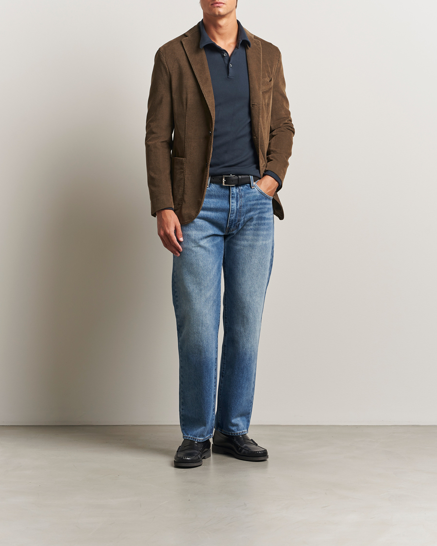 Herr | Kavajer | Boglioli | K Jacket Corduroy Blazer Brown