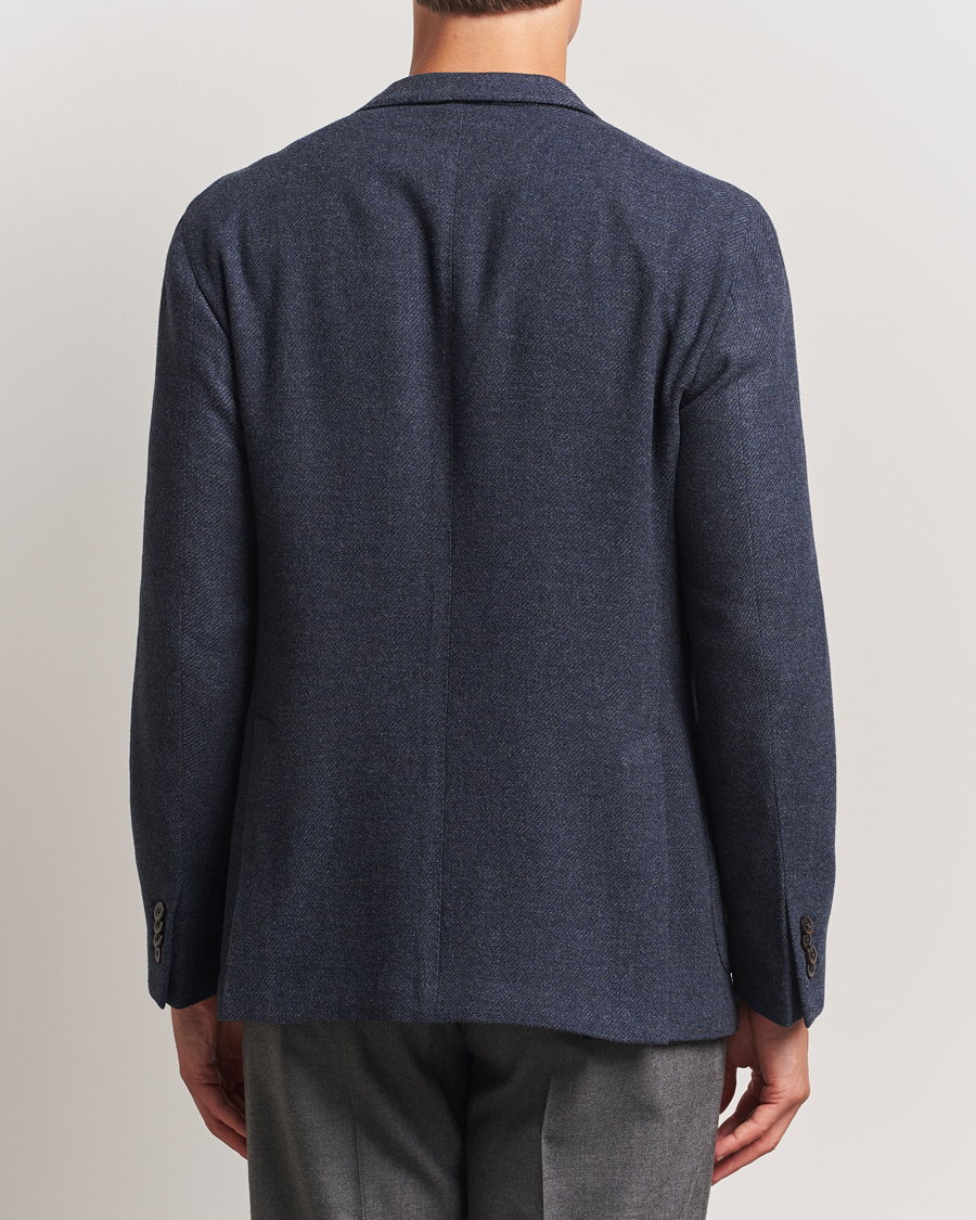 Herr | Kavajer | Boglioli | K Jacket Cashmere/Wool Twill Blazer Dark Blue