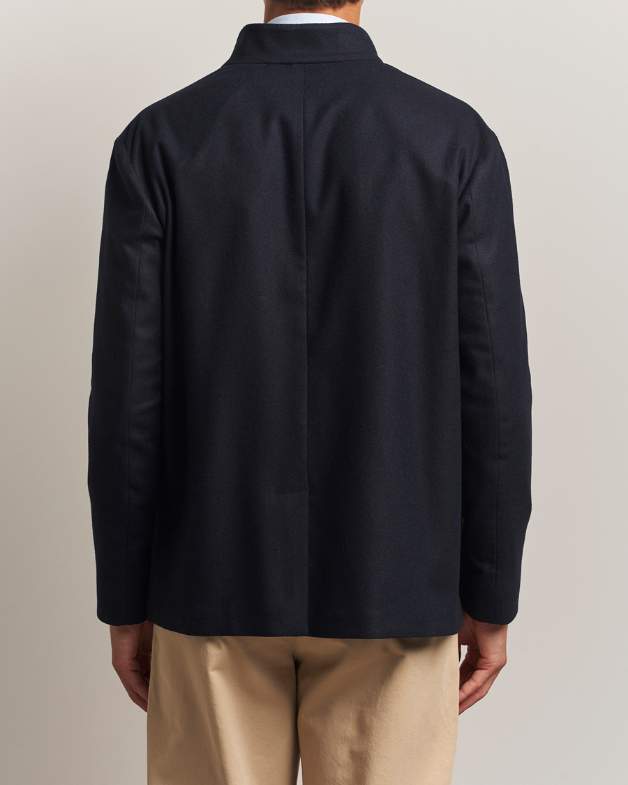 Herr | Jackor | Boglioli | Flannel Painter Jacket Navy