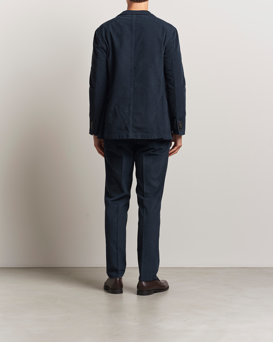 Herr | Kostymer | Boglioli | K Jacket Baby Corduroy Suit Navy