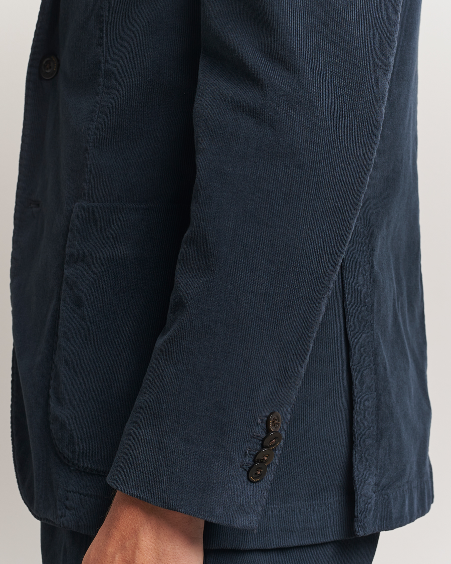 Herr | Kostymer | Boglioli | K Jacket Baby Corduroy Suit Navy