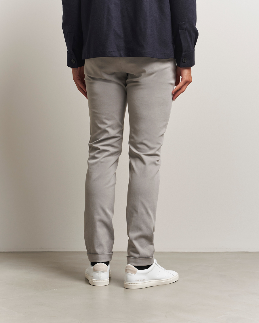 Herr | Byxor | Briglia 1949 | Slim Fit Cotton Stretch Chino Light Grey