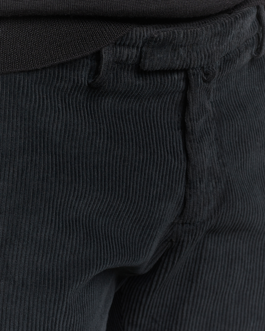 Herr | Byxor | Briglia 1949 | Slim Fit Corduroy Trousers Black
