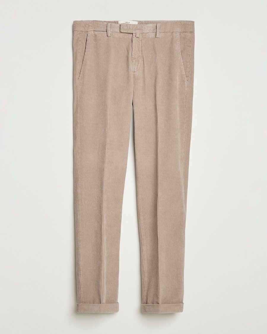 Herr | Byxor | Briglia 1949 | Slim Fit Corduroy Trousers Beige