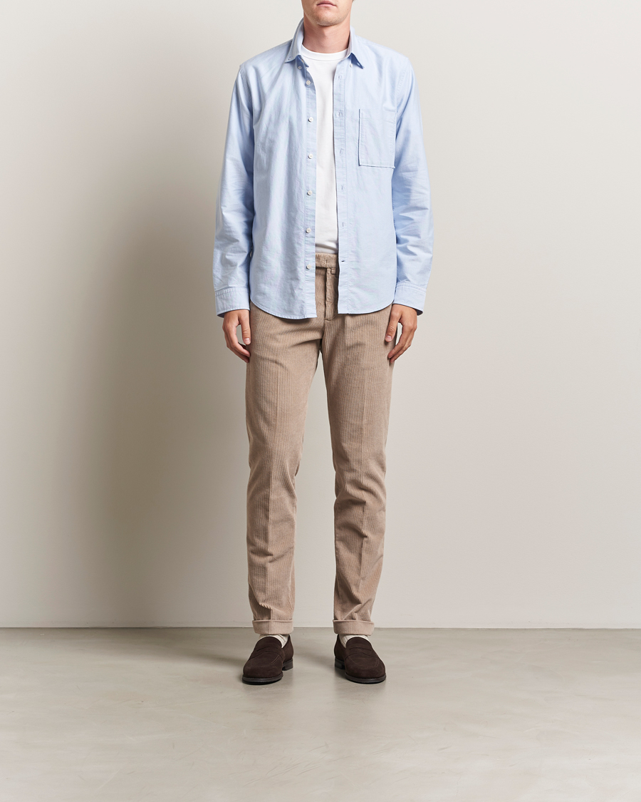 Herr | Byxor | Briglia 1949 | Slim Fit Corduroy Trousers Beige