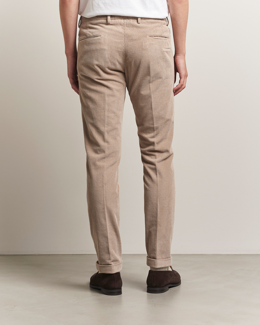 Herr | Byxor | Briglia 1949 | Slim Fit Corduroy Trousers Beige