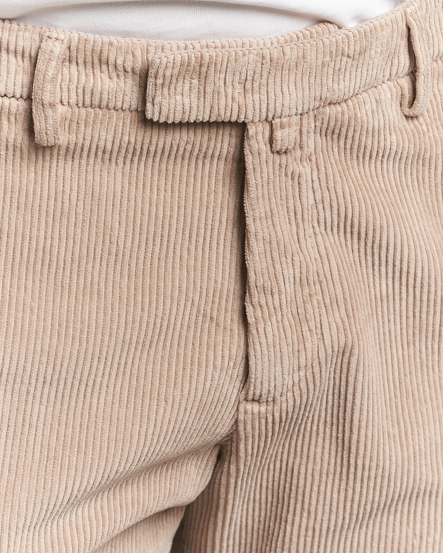 Herr | Byxor | Briglia 1949 | Slim Fit Corduroy Trousers Beige