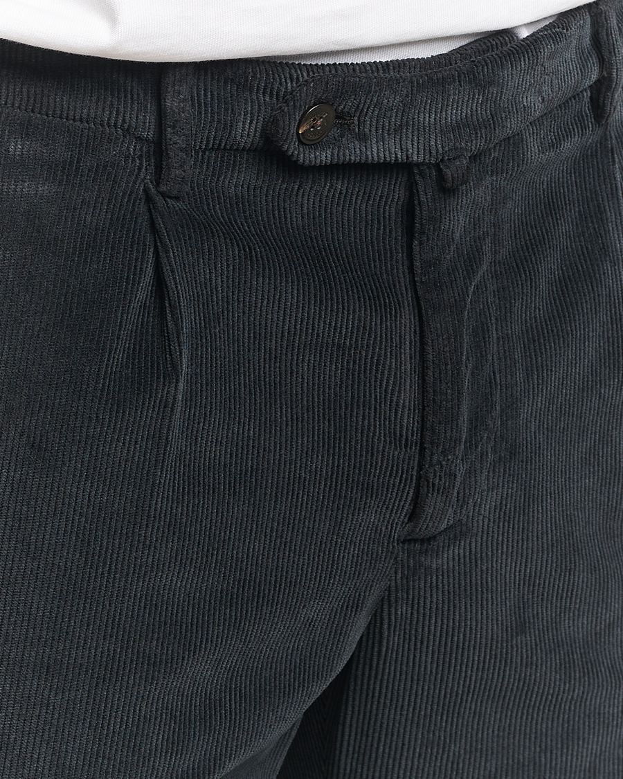 Herr | Byxor | Briglia 1949 | Easy Fit Corduroy Trousers Black