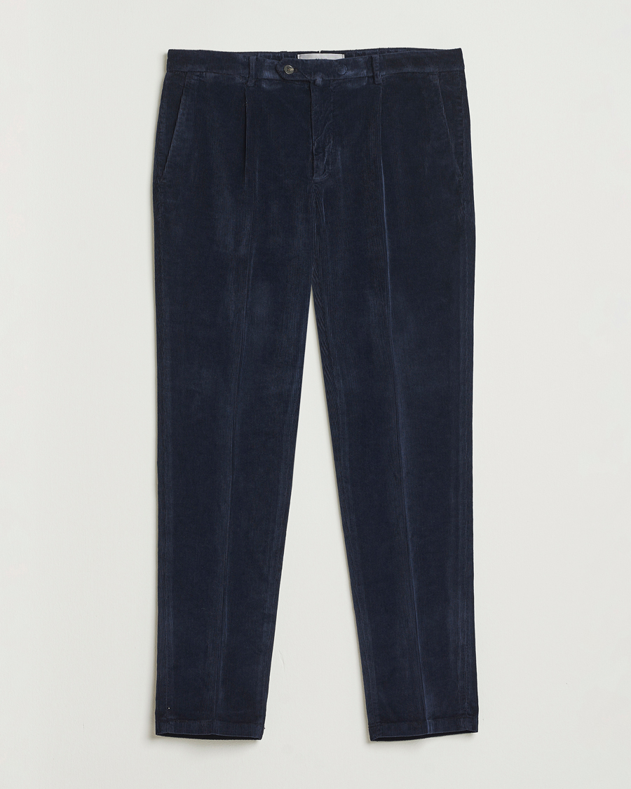 Herr | Byxor | Briglia 1949 | Easy Fit Corduroy Trousers Navy