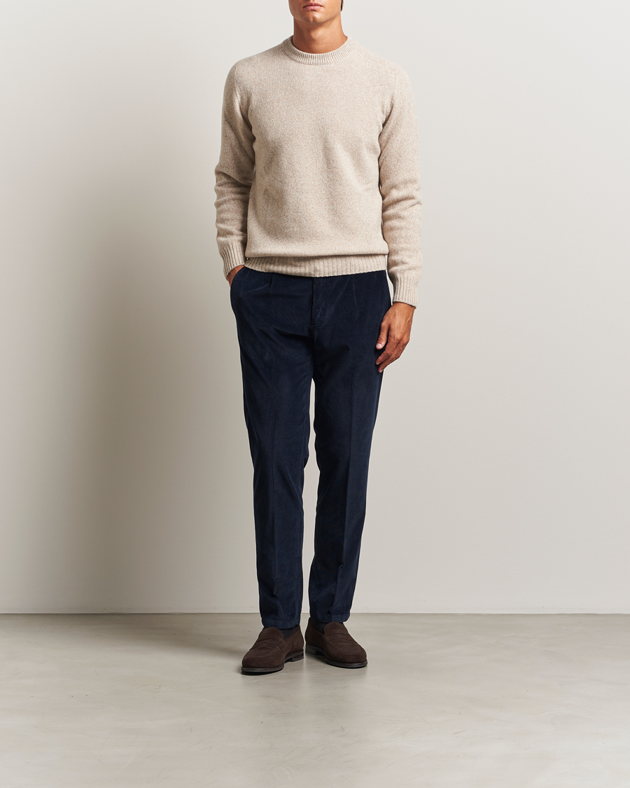 Herr | Byxor | Briglia 1949 | Easy Fit Corduroy Trousers Navy