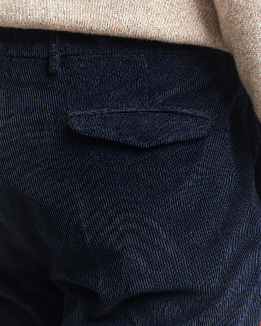 Herr | Byxor | Briglia 1949 | Easy Fit Corduroy Trousers Navy