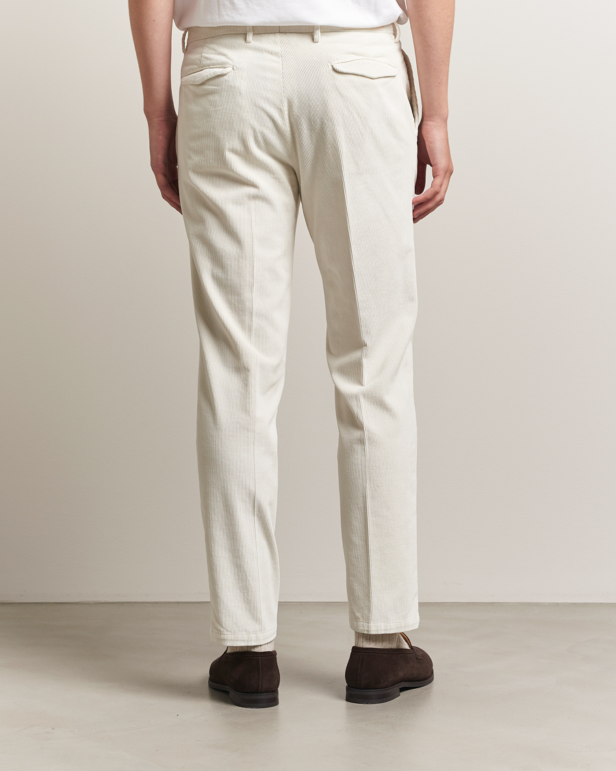 Herr | Byxor | Briglia 1949 | Easy Fit Corduroy Trousers Off White