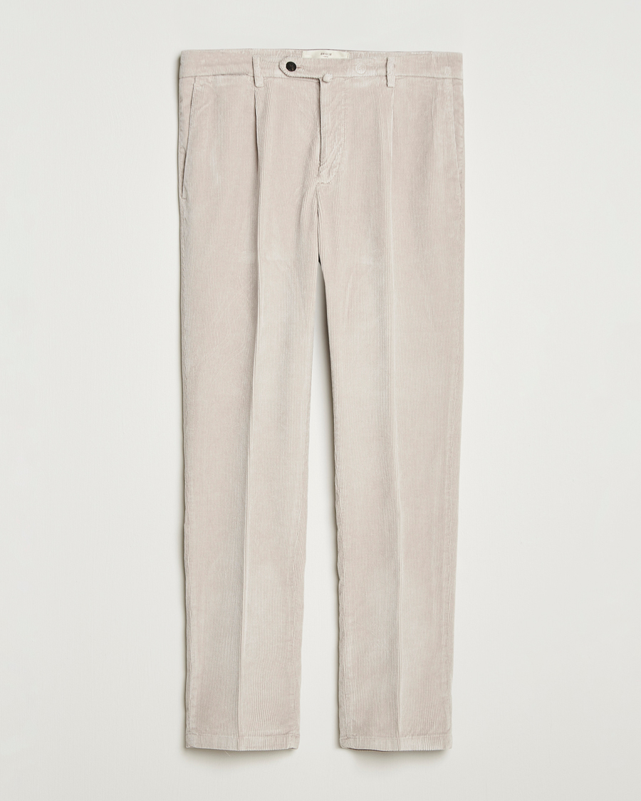Herr | Byxor | Briglia 1949 | Easy Fit Corduroy Trousers Beige