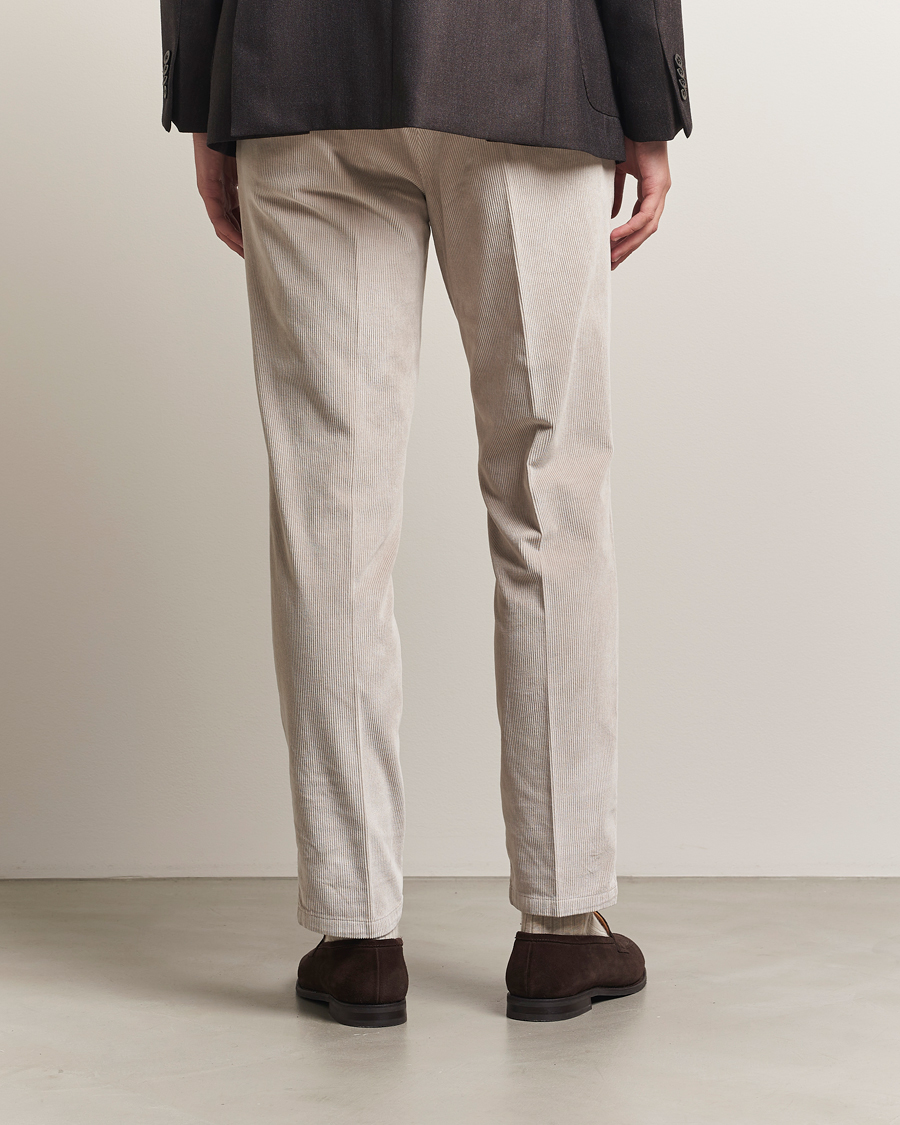 Herr | Byxor | Briglia 1949 | Easy Fit Corduroy Trousers Beige
