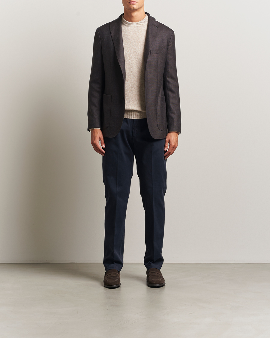 Herr | Byxor | Briglia 1949 | Soho Tailored Easy Fit Chino Navy