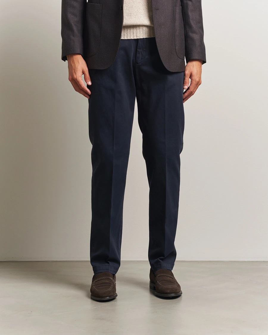 Herr | Byxor | Briglia 1949 | Soho Tailored Easy Fit Chino Navy
